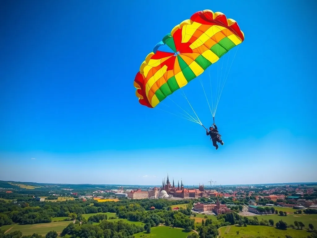 Skoki spadochronowe w Gdańsku -- jak wygląda pierwszy skok krok po kroku